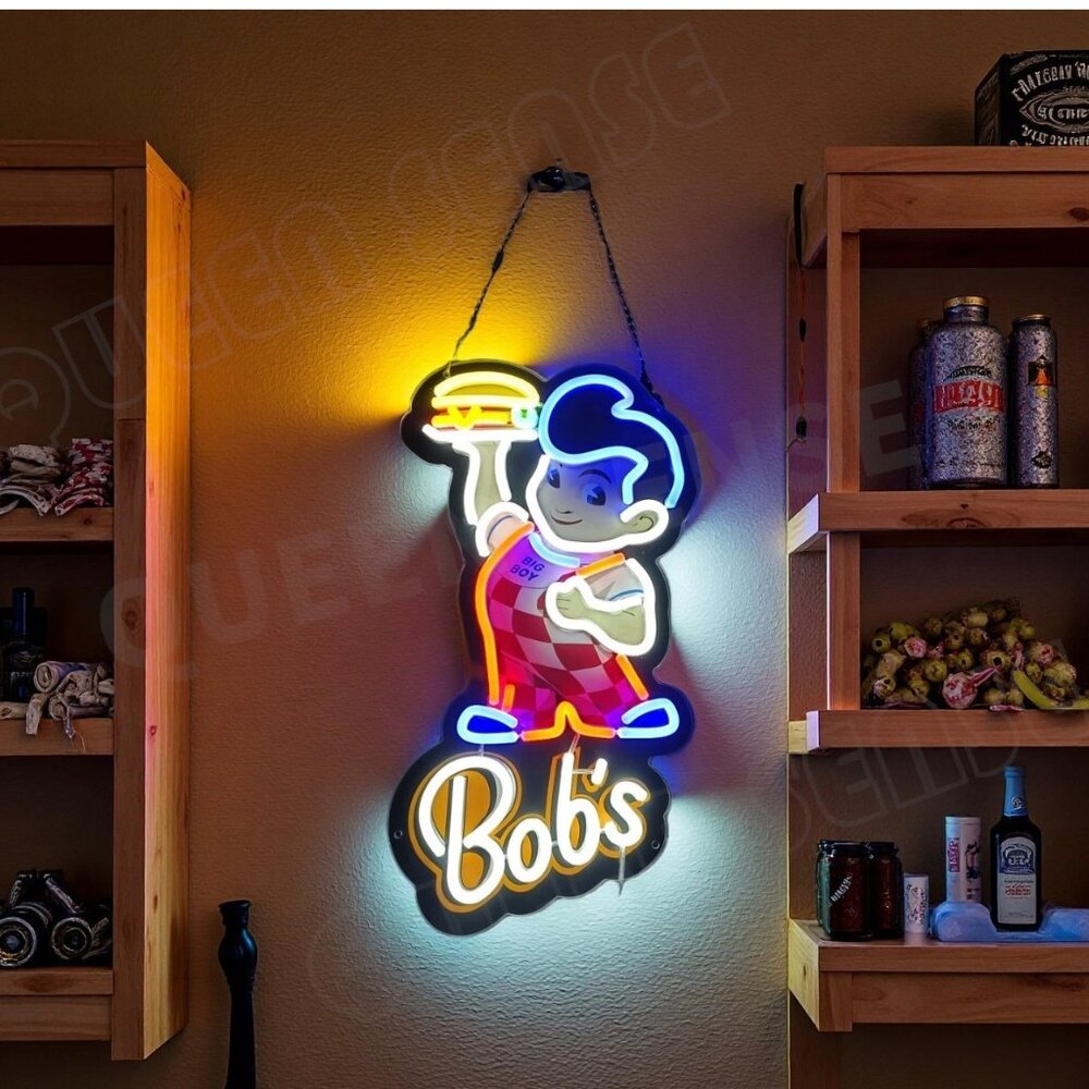 BOBS NEON LED SIGN